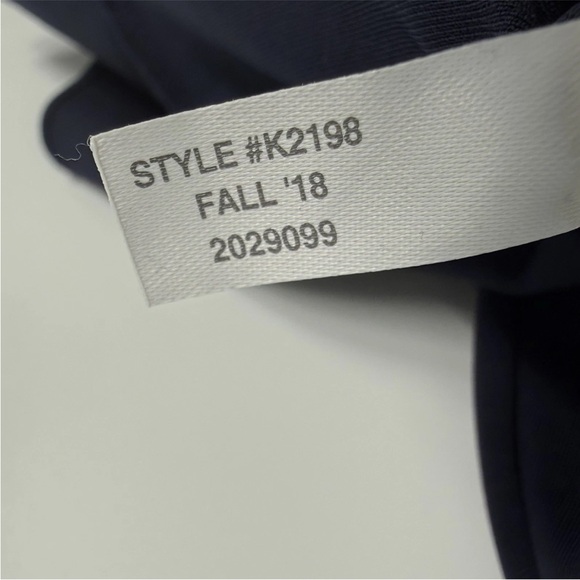 J Crew 365 Sheath Dress Womens Size 14 Navy Blue V-Neck Stretch Ponte Knit - Picture 6 of 10